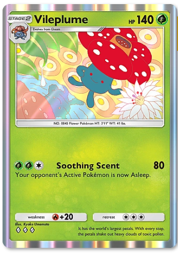 Pokemon TCG Pocket Cards: Vileplume