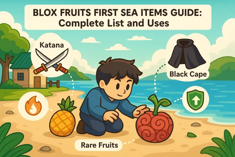 Blox Fruits First Sea Items Guide: Complete List and Uses